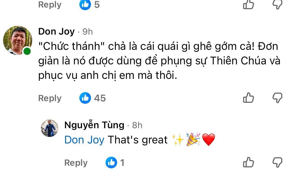 Bình luận của 1 Linh mục gây tranh cãi: Ý hướng phục vụ và giới hạn của ngôn từ