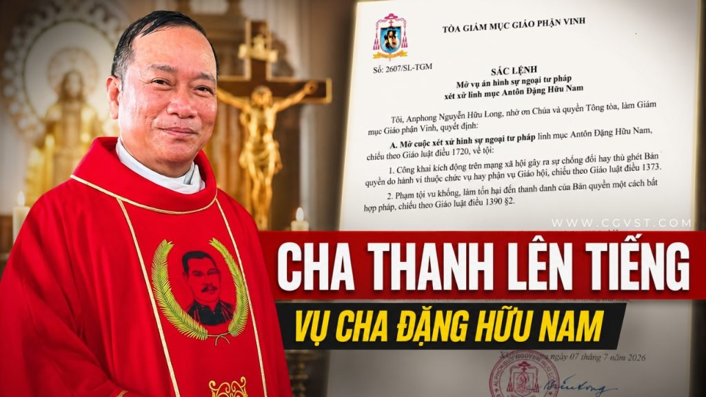 Cha Antôn Lê Ngọc Thanh, DCCT lên tiếng về sắc lệnh mở án vụ cha Đặng Hữu Nam