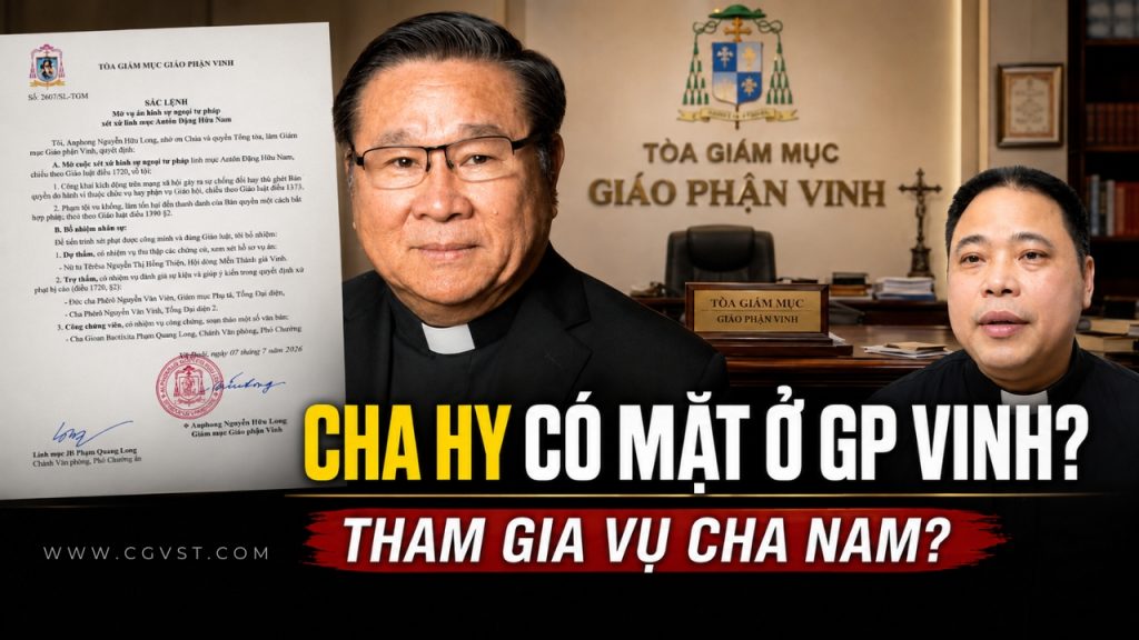 Lm Mathew Nguyễn Khắc Hy tham gia vào sự việc tại GP Vinh?