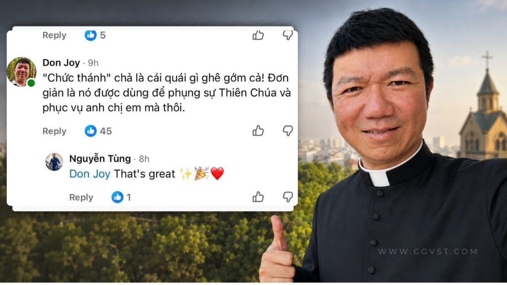 Bình luận của 1 Linh mục gây tranh cãi: Ý hướng phục vụ và giới hạn của ngôn từ