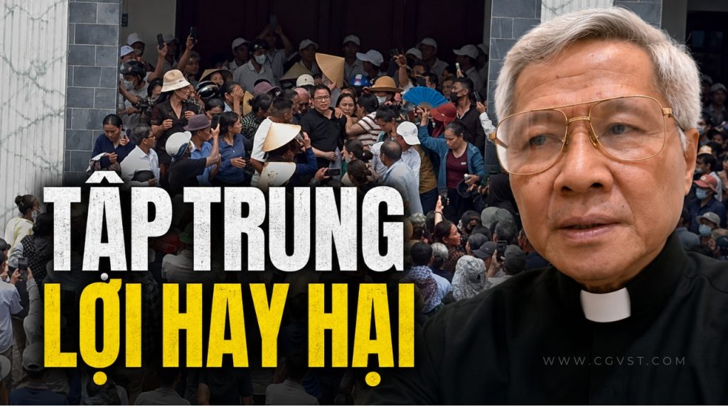 Cha JB Lê Ngọc Dũng lên tiếng về việc giáo dân tập trung tại TGM GP Vinh